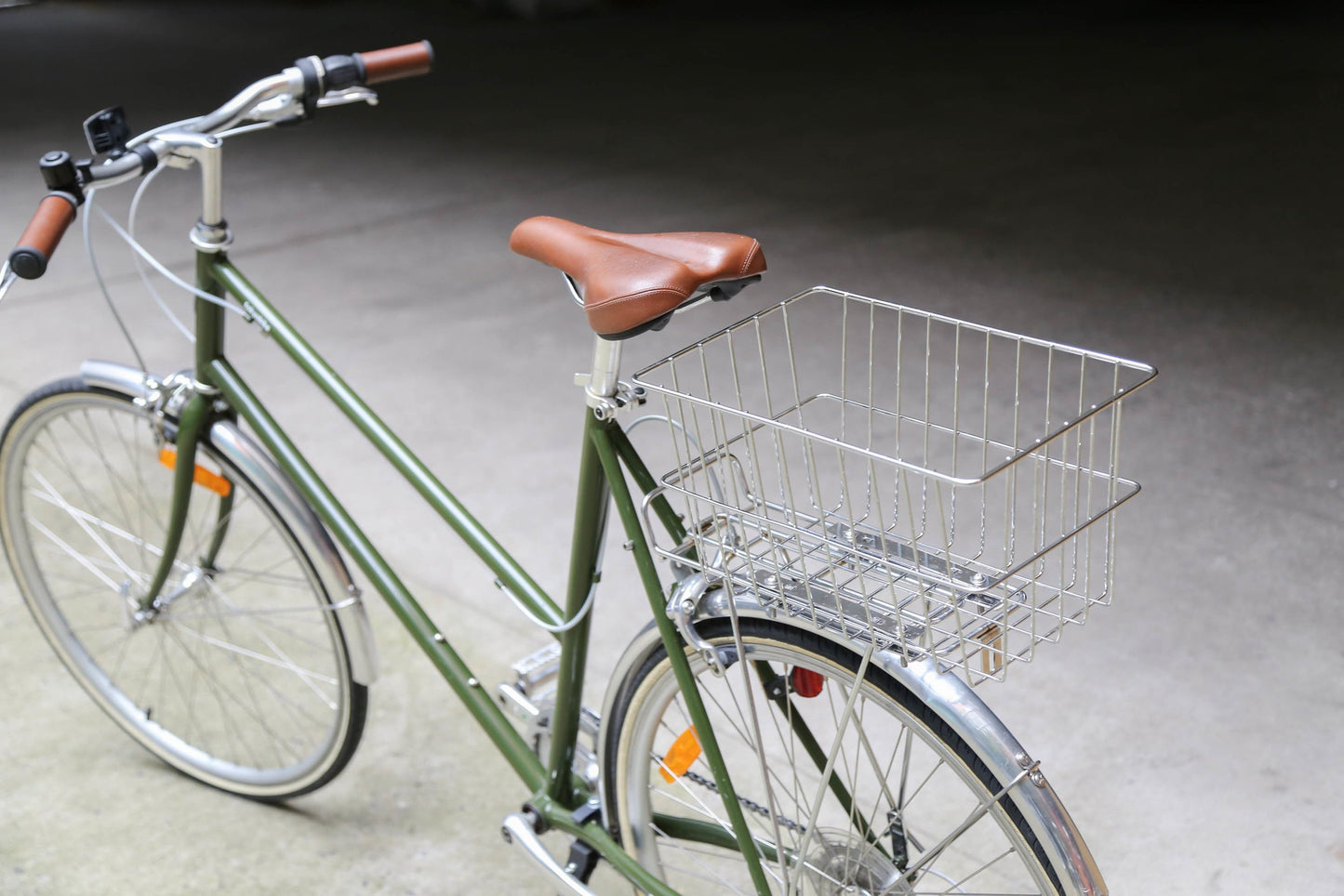 tokyobike Original Wire Deep Basket Silver