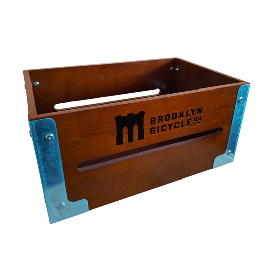 Handcrafted Wooden Rear Bike Crate