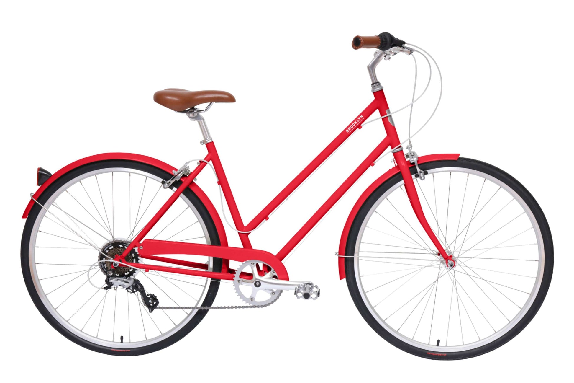 Franklin 8 Speed 8 Speed Step Through Bicycle | Franklin Eight City Cruiser  Cardinal Red / S/M 8D-FRA-CR-M