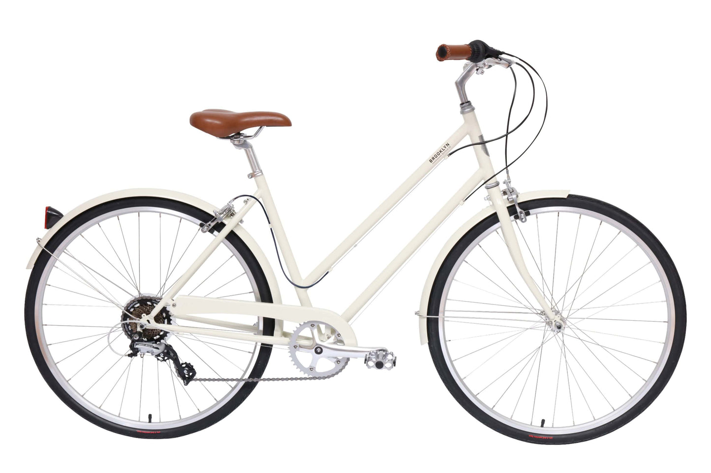 Franklin 8 Speed 8 Speed Step Through Bicycle | Franklin Eight City Cruiser  Ivory / S/M 8D-FRA-IV-M