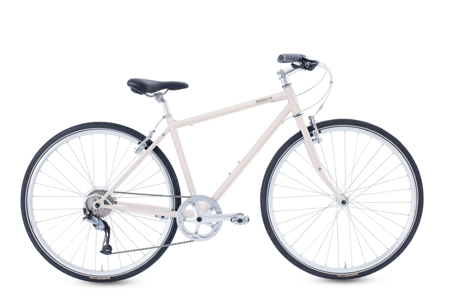 Lorimer Hybrid Bike | Lorimer Hybrid Commuter Bicycle  Soft Ivory / 18/L 9-LOR-SI-18