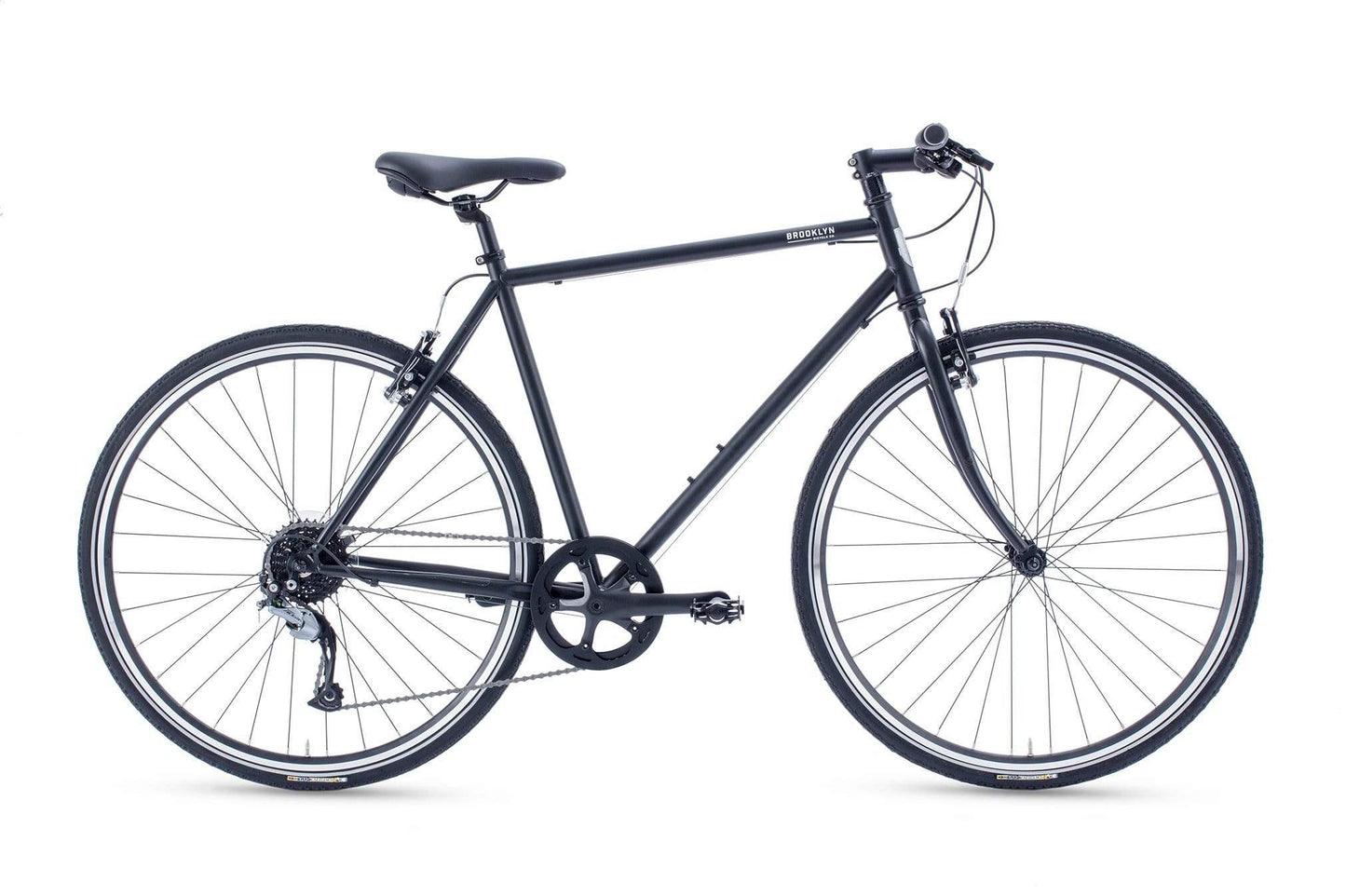 Roebling Hybrid Bike | Roebling Hybrid Commuter Bicycle  Matte Black / 15/XS 9-ROE-MB-15